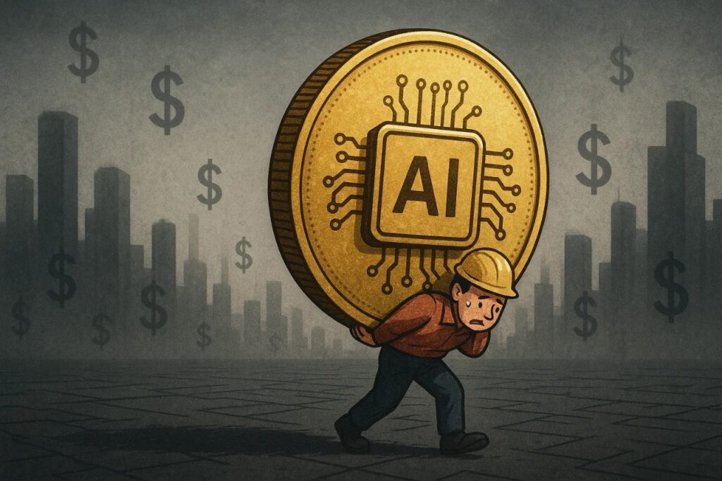 AI Mental Health Crisis: Hidden Workforce Breaking Down 4 Visualizing the economics of the AI mental health crisis, with underpaid workers supporting wealthy tech giants.